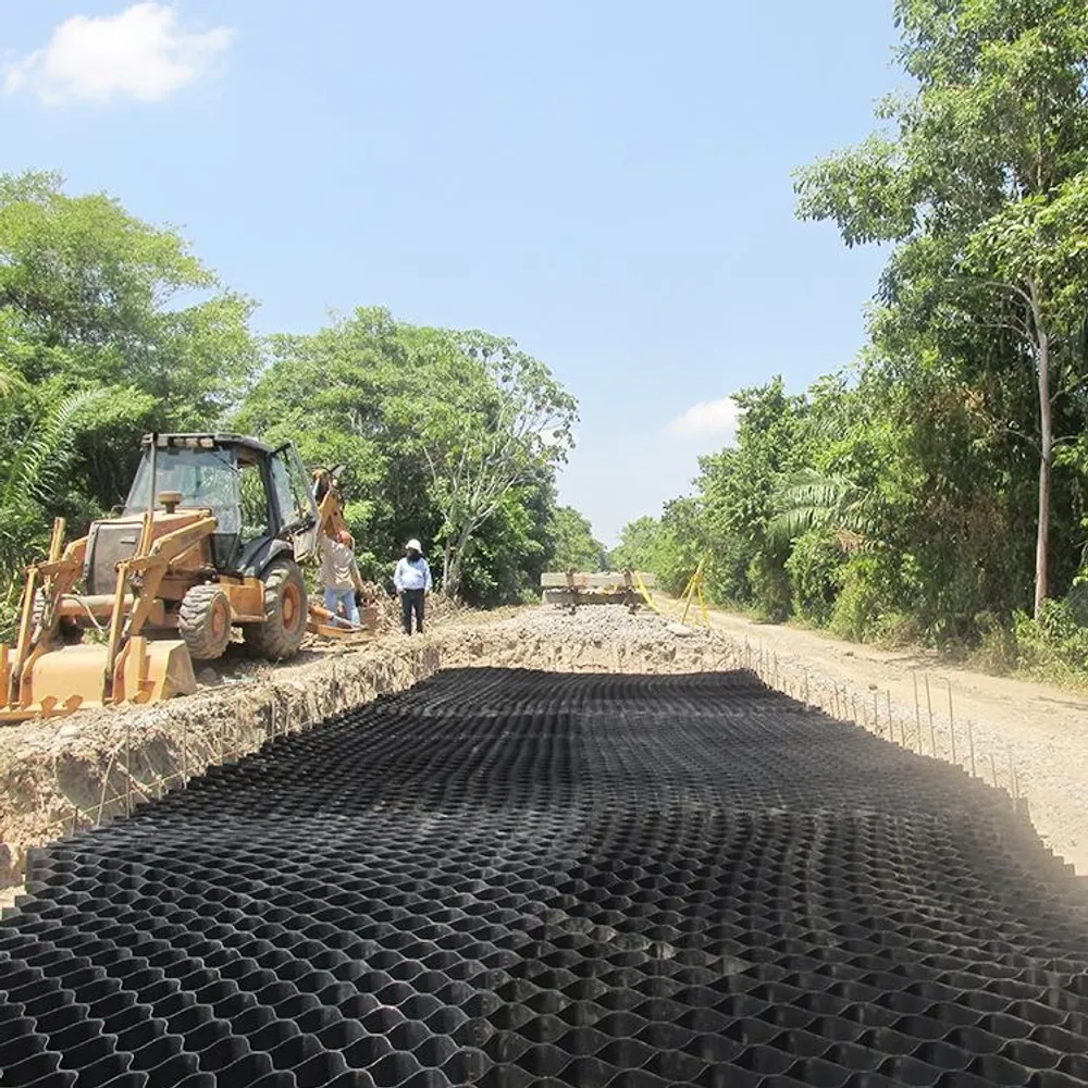 Textured Perforated HDPE Geocell — More views