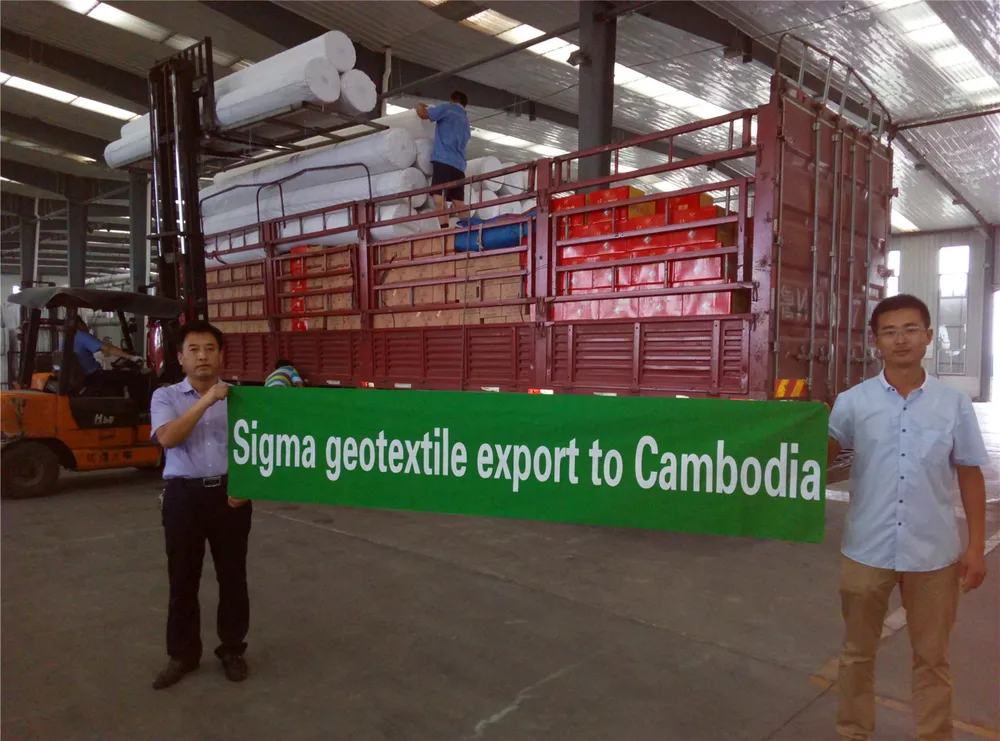 Geotextile export to Cambodia